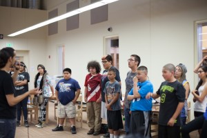 Owen Talks to Youth - Photo by Garey Kennebrew   